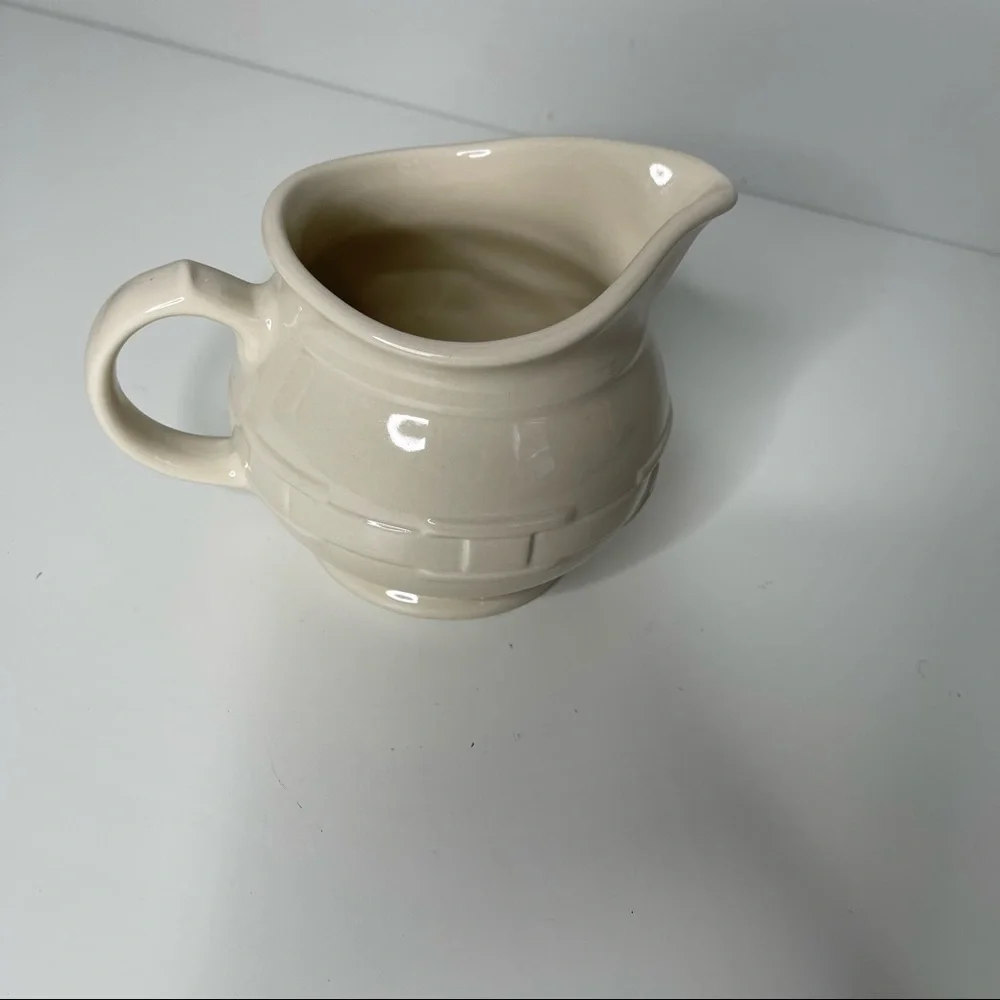 Longaberger ALL White Ceramic Pitcher